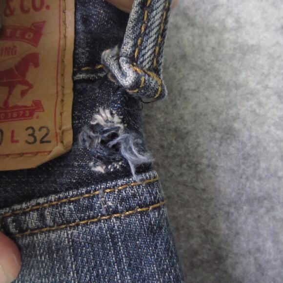 Levis 550 Jeans Mens 40x32 Blue Denim Relaxed Fit Tapered Leg Medium Wash - Picture 7 of 10